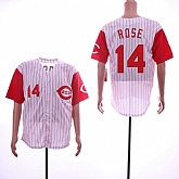 Reds 14 Pete Rose White Throwback Jersey Sguo,baseball caps,new era cap wholesale,wholesale hats